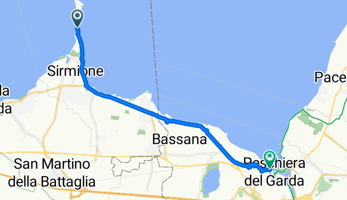 5.1 nap Sirmione to Peschiera del Garda