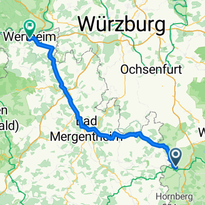 Bezoldweg nach Wertheim