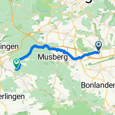 Scharnhauser Straße, Stuttgart to Panzerstraße, Böblingen