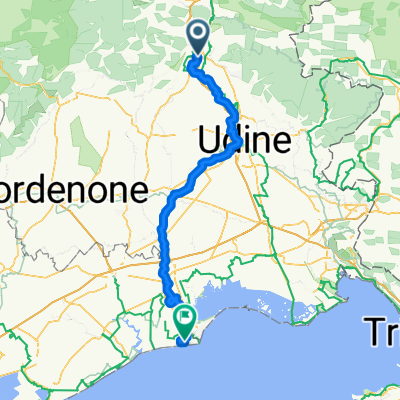 SP 49, Osoppo nach Via Orsa Maggiore, San Michele al Tagliamento