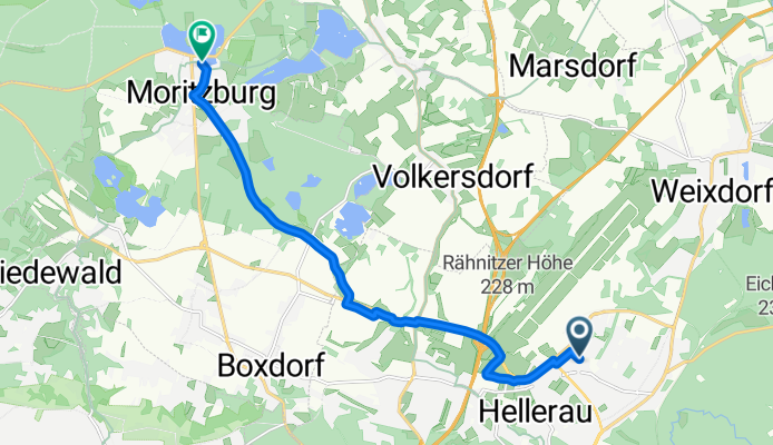 Entspannte Route