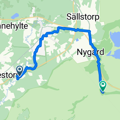Route van Nygårdsvägen
