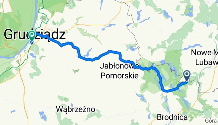 Czystebłota, Zbiczno do Chełmińska, Grudziądz