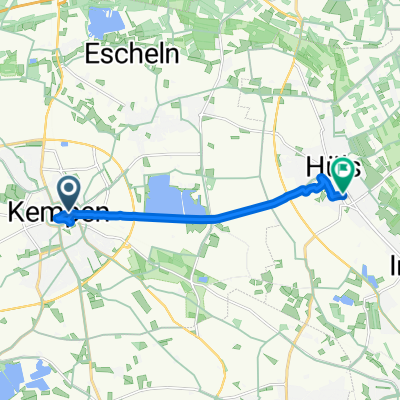 Engerstraße, Kempen nach Schulstraße, Krefeld