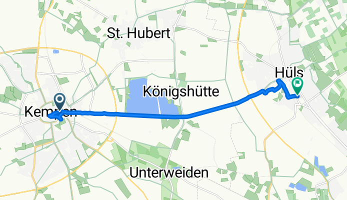 Engerstraße, Kempen nach Schulstraße, Krefeld