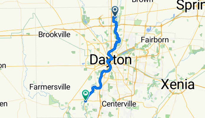 Village Trail Dr, Vandalia to E Linden Ave, Miamisburg