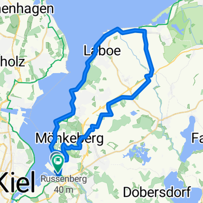 Route mit Tom