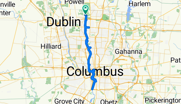 Olentangy River Rd, Columbus to Olentangy River Rd, Columbus