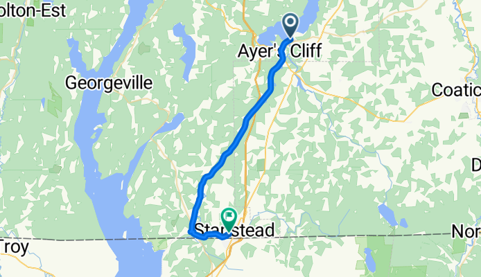 Hatley à Stanstead 30km