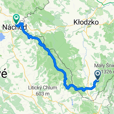 Goworów do Kaštanová