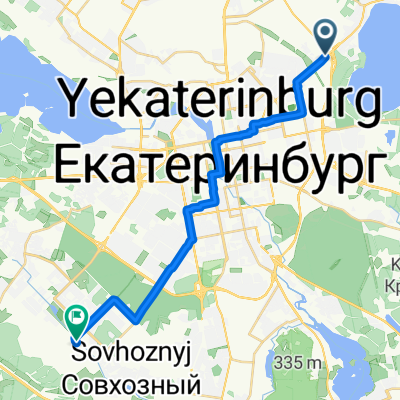 От улица Блюхера до улица Академика Ландау