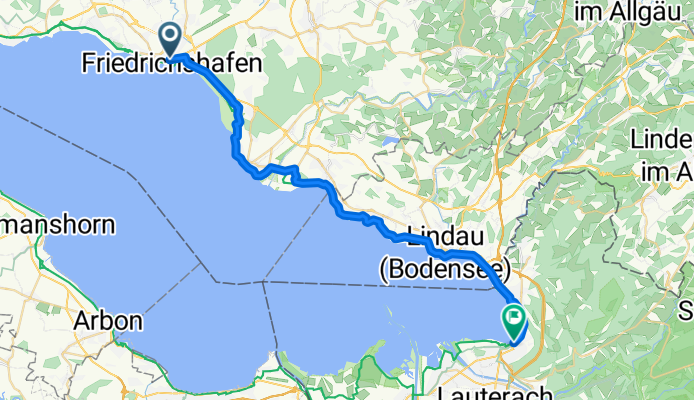 Friedrichshafen to Rathausstraße