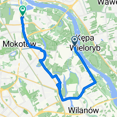 Wał Zawadowski, Warszawa do Pułku AK Broda, Warszawa