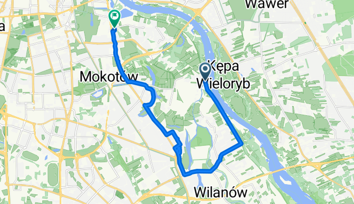 Wał Zawadowski, Warszawa do Pułku AK Broda, Warszawa
