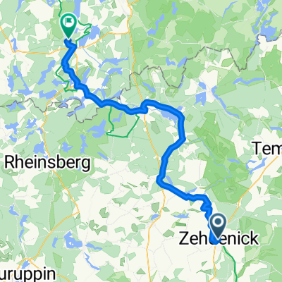 Amtswallstraße, Zehdenick nach Am Labus, Wesenberg