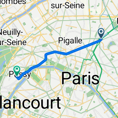 Quai de la Loire, Paris à Rue Singer, Paris