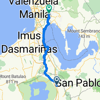 Route to Eulogio Amang Rodriguez Avenue