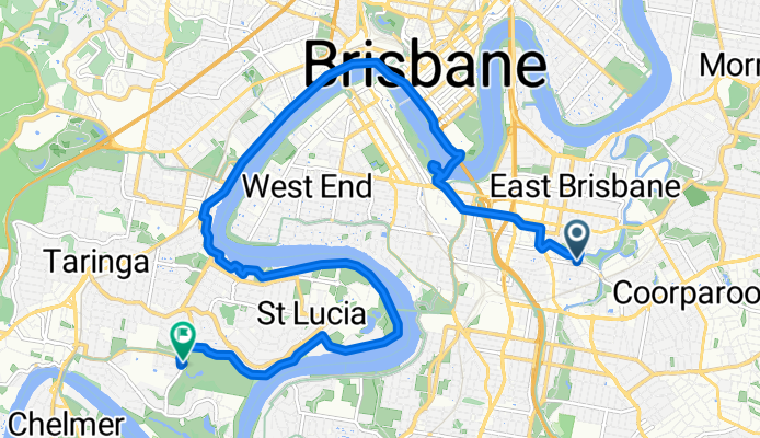 Norman St, Woolloongabba to Indooroopilly Rd, Indooroopilly