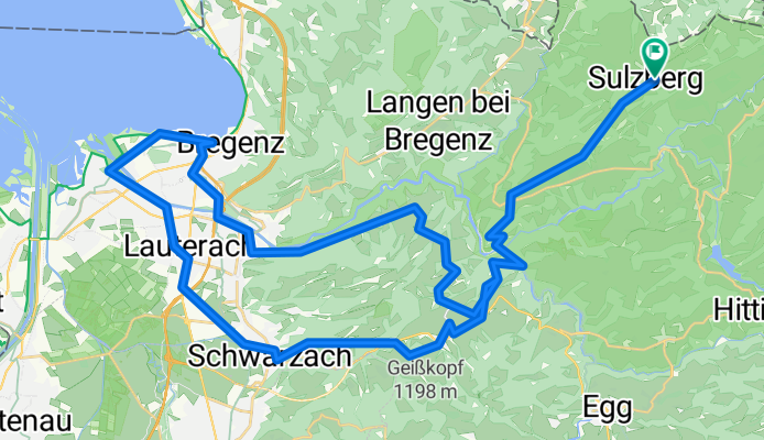 Route in Sulzberg