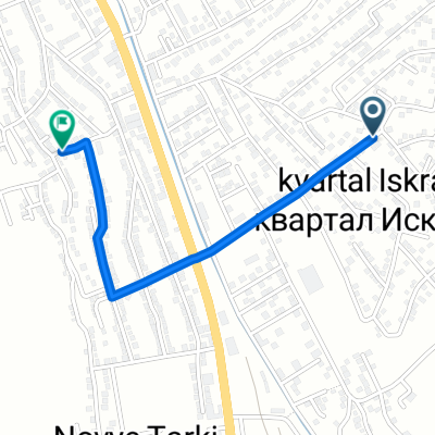 Блестящая улица, Городской Округ Махачкала до Высотная улица, Новый Кяхулай