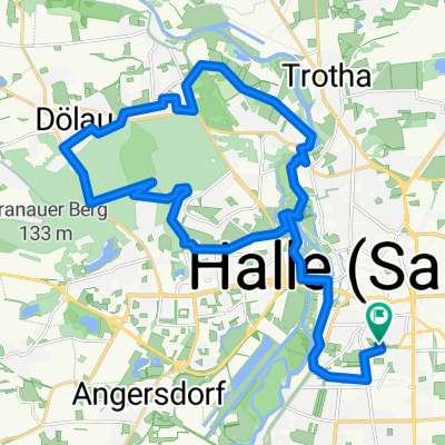 30 km Trainingsroute