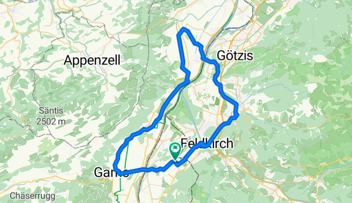 Runde Gams-Altstätten-Koblach-Feldkirch