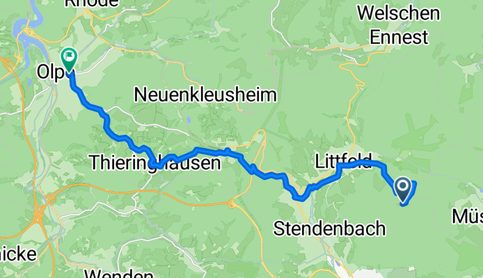 kindelsberg - thieringhausen - olpe