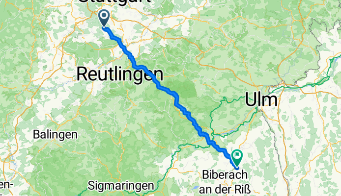 Route nach Maselheim