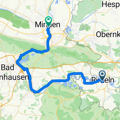 Rinteln bis Minden
