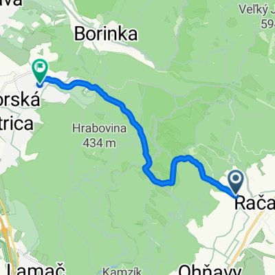 Rača, Bratislava III až Budovateľská, Marianka