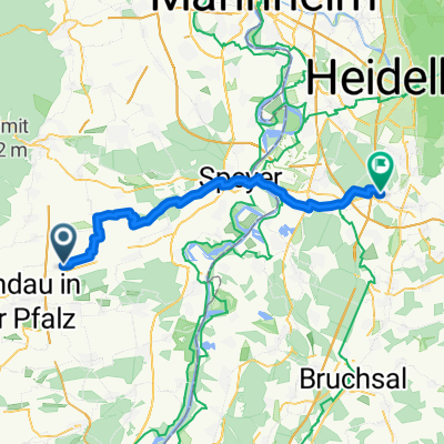 Kirchstraße, Essingen nach Hans-Thoma-Straße, Walldorf