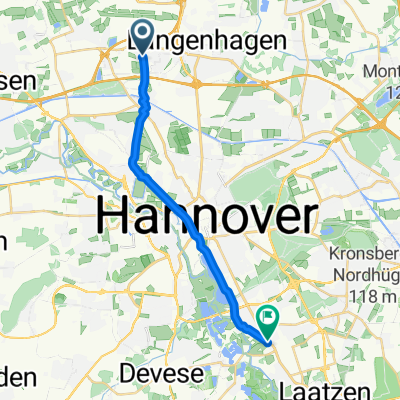 Rotdornweg, Langenhagen nach Hildesheimer Straße, Hannover