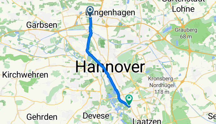 Rotdornweg, Langenhagen nach Hildesheimer Straße, Hannover