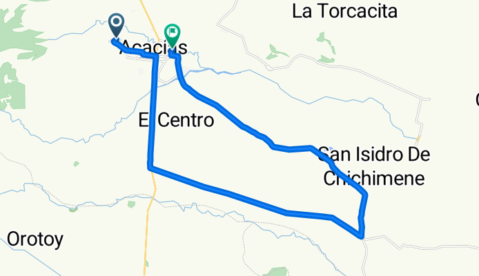 De Carrera # 17-39 a Calle # 16-57