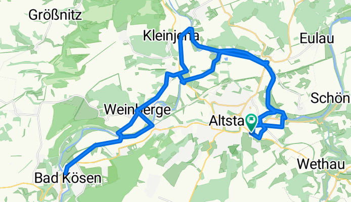 Naumburg nach Bad Kösen