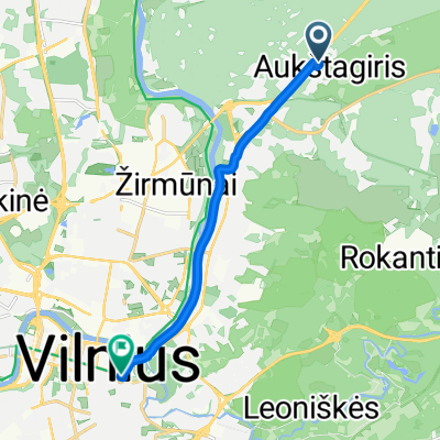 Nemenčinės pl., Vilnius to Vilnius