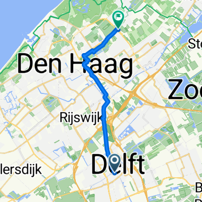 Coenderstraat, Delft do Zijdeweg, Wassenaar