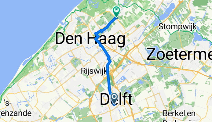 Coenderstraat, Delft do Zijdeweg, Wassenaar