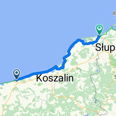A Fredry, Kołobrzeg do Dworcowa, Ustka