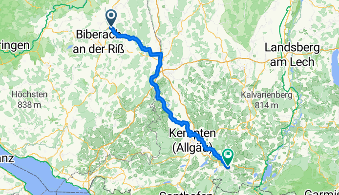 Von Maselheim bis Nesselwang