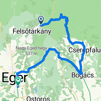 Fő út, Felsőtárkány - Puky Miklós utca, Eger