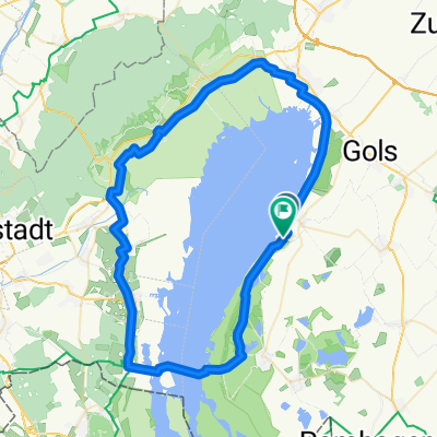 Route 2.     Seezeile, Freistadt Rust nach Neusiedler Straße, Podersdorf am See
