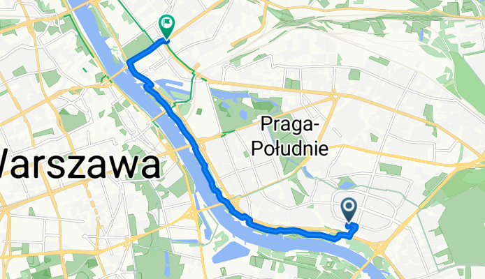 J Meissnera, Warszawa do Praga, Warszawa