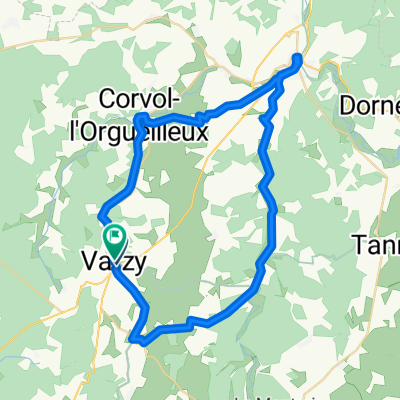 Varzy- Clamecy Vallée du Beuvron 50km