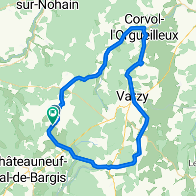 Varzy - Le Beauchot rondje 50km