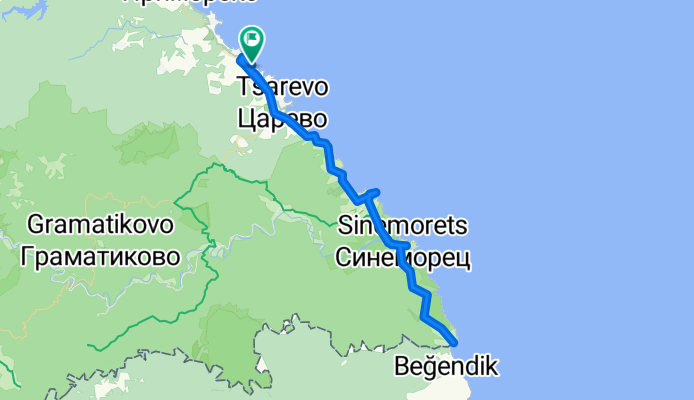 Lozenets, Tsarevo, Ahtopol, Sinemorets, Rezovo, Lozenets