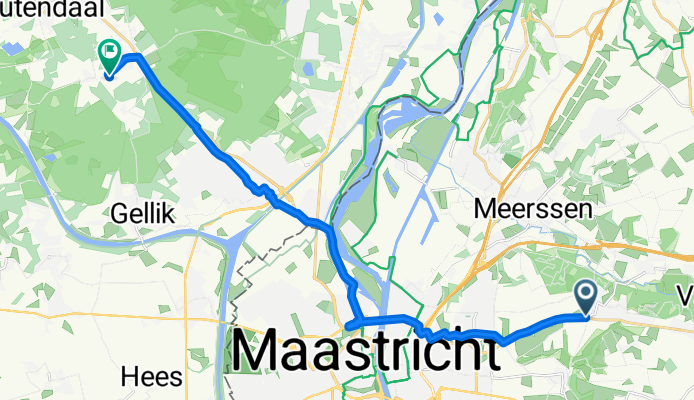 Rijksweg, Berg en Terblijt naar Gijzenveldstraat, Zutendaal