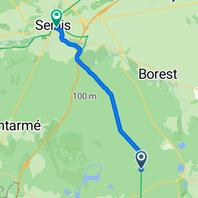 Longue Route, Ermenonville à Rue Bellon, Senlis