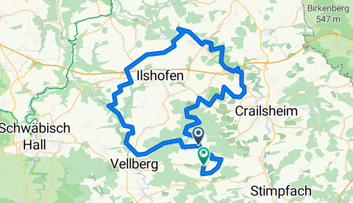 Hauptstraße nach Veilchenweg