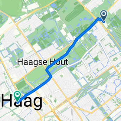 Zijdeweg, Wassenaar do Korte Poten, Haga